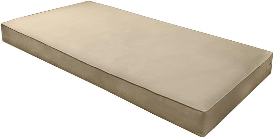 SamePipe 6" Twin-XL Size Velvet Indoor Daybed Mattress Cover - AD304 SLIPCOVER ONLY