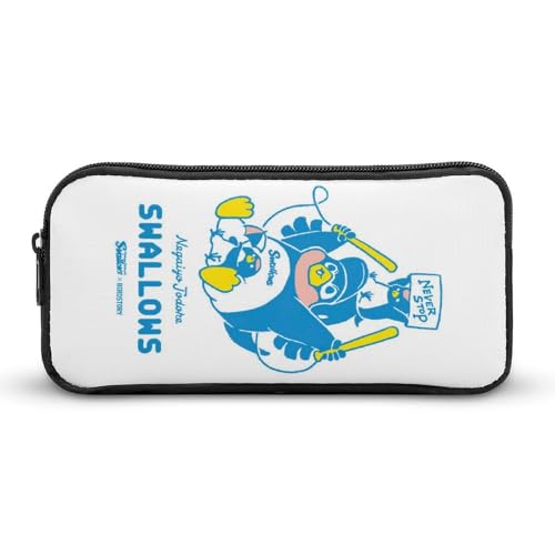 東京ヤクルトスワローズ文具ケース ペンケース 収納グッズ 筆箱 ペンバッグ 筆入れ 多機能 学用品収納 大容量軽量 伸縮性が良く、繰り返し使用可能 傷防止 防汚 掃除が簡単 いろいろな文房具を収納 オフィス小物 コスメバッグとして 男女兼用 携帯便利