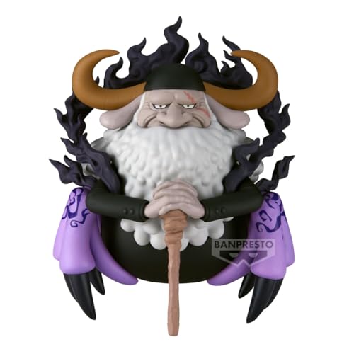 Banpresto Figura de Accion St. Jaygarcia Saturn One Piece - Mega World Collectable 13cm - BP30059P Multicolor - Figura Coleccionable - Ideal para los fanáticos del Anime
