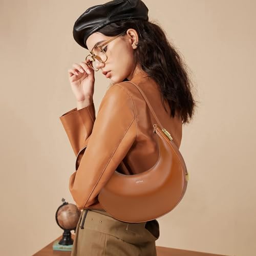 Keyli Shoulder Bag for Women 3 Ways Adjust Strap Clutches Hobo Purses Fashionable Casual Tote Handbags with 2 Zipper Closure4