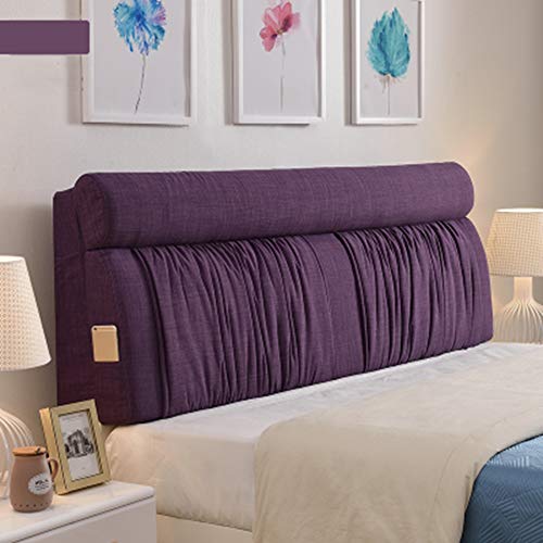 HZW European Bed Soft Pack Double Fabric Washable Pillow Tatami Large Cushion Back Bed Cover,200 * 60cm