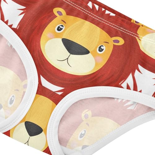 Cute Lion Animal Cartoon Girls Underwear Toddlers 2t Cotton Cute Panties Girl Animals Briefs Underpants4