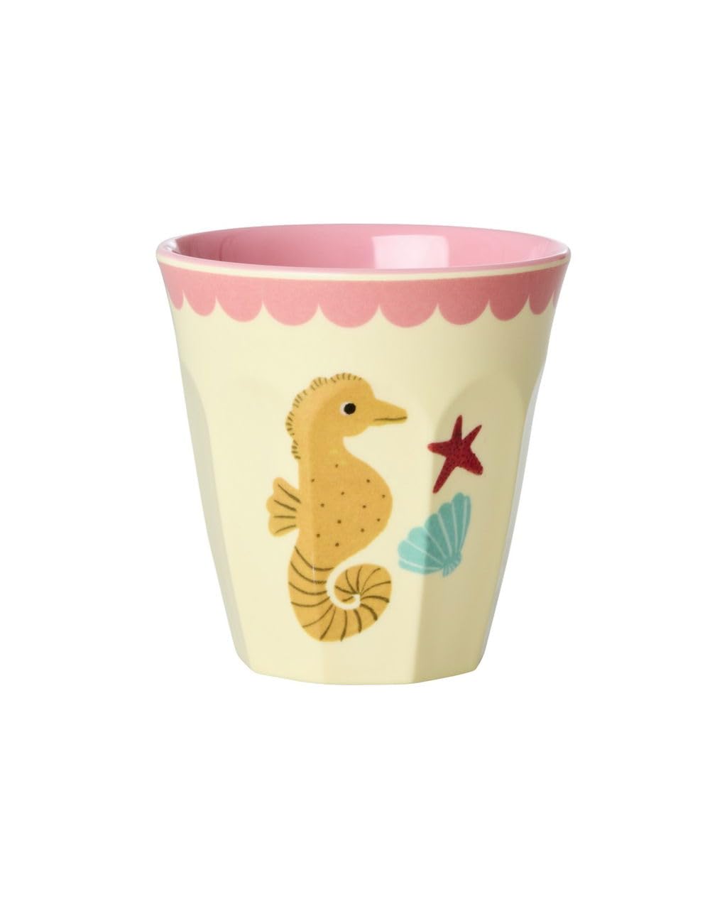Rice Lot de 6 petits gobelets en mélamine Coral Ocean