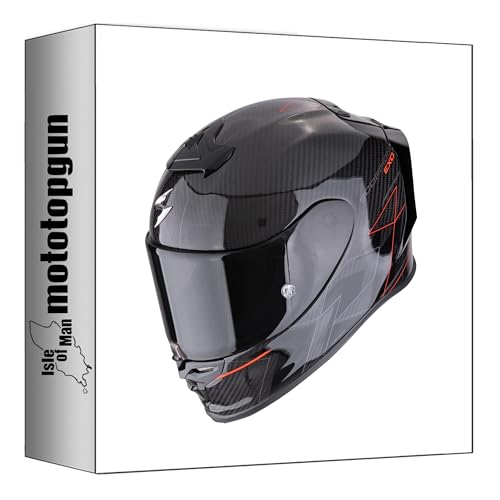 Casque Scorpion Exo-R1 Evo Carbon Air Cynergy pour les sorties moto de sport