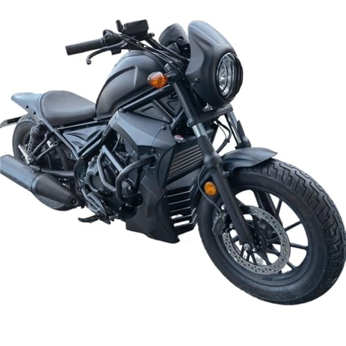 Pare-chocs arrière moto premium en acier noir mat pour Rebel CMX500 CMX300
