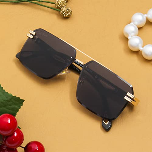 Image of Ted Smith Mens Womens Polycarbonate Uv Protection Metal Pilot Sunglasses