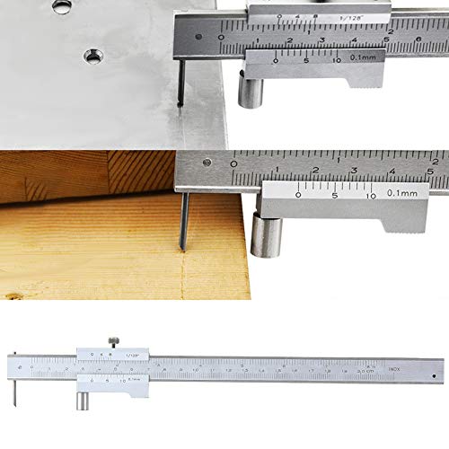 Calibrador paralelo cruzado acero inoxidable 0-200mm miniatura 3