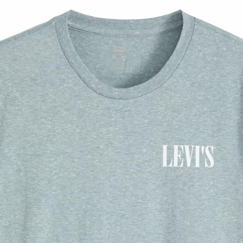 Levi's Graphic Crewneck Tee Ssnl Serif Stormy S – Ansicht 6