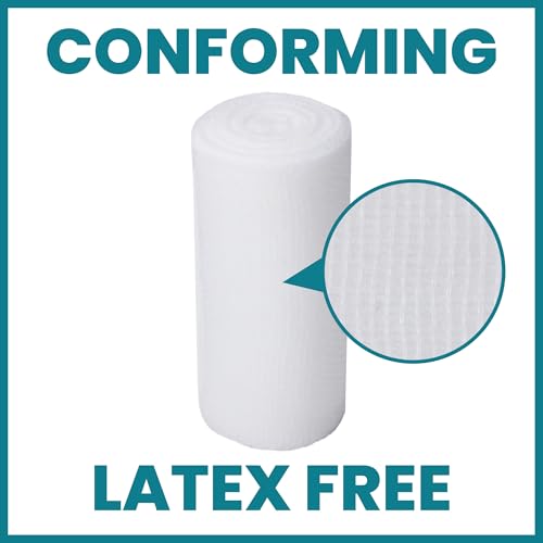 Oasis Stretch Gauze Rolls, 3 in x 4.1 Yards, Latex Free, Conforming Non-Sterile Gauze, 12/Pack miniatura 3