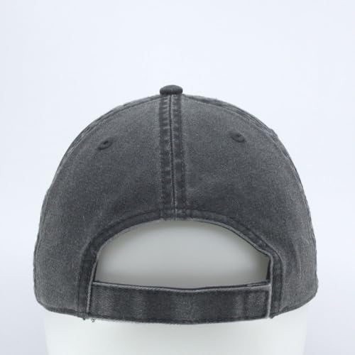 Gorra Ajustable Vintage de Algodón Lavado Liso miniatura 4