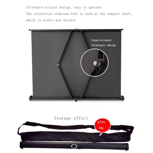 Pantalla portátil plegable para proyector 30 pulgadas 4:3 miniatura 3