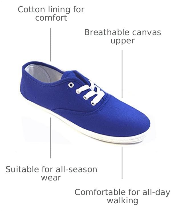 Image of Shoes8teen Womens Canvas Decks Sneakers 18 Colors Available
