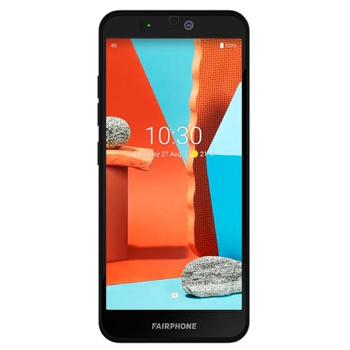  Fairphone 3 Dual SIM 64 GB, Black - Smartphone modulare con design riparabile, 001-0000-000100-0001 (ricondizionato)