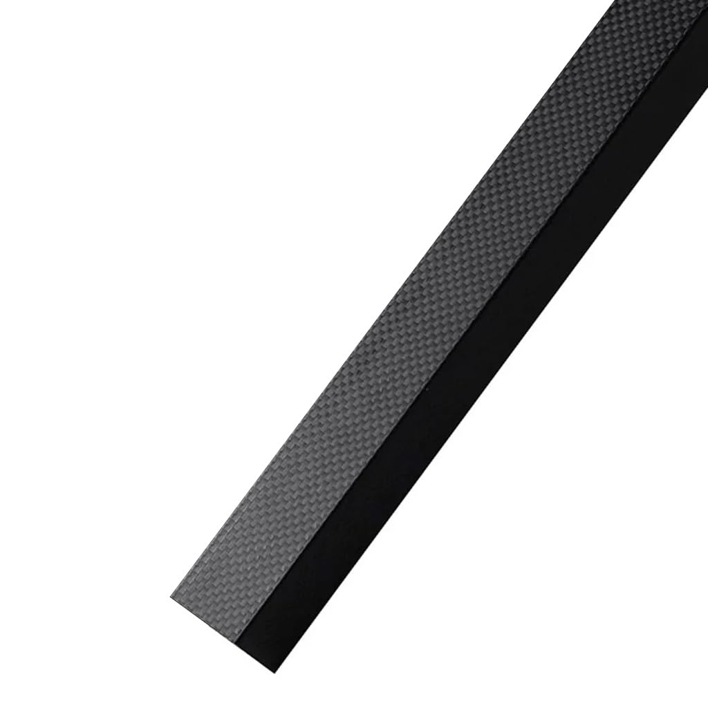 3K Matowa rura kwadratowa z włókna węglowego 1000 mm Pusta prostokątna rura do majsterkowania sprzętu sportowego, 1 szt.(14x14x10x1000mm)