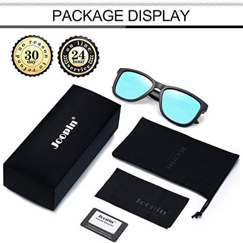 Image of Joopin Polarized Sunglasses Men Women UV400 Protection, Big Chunky Square Sun Glasses, Designer Shades Retro Sunnies Driving