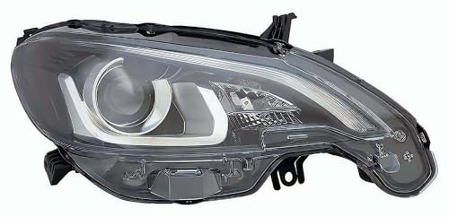 Phare Ligier JS 50 droit HIR2 LED avec parabole noire pour modèle 2017 et plus