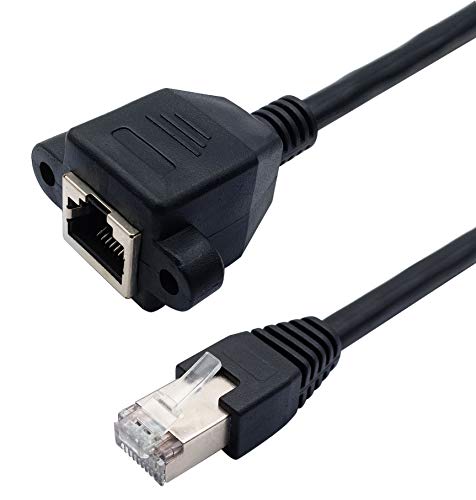 Cable de red Cat 6 Ethernet RJ45 macho a hembra 1 m miniatura 5