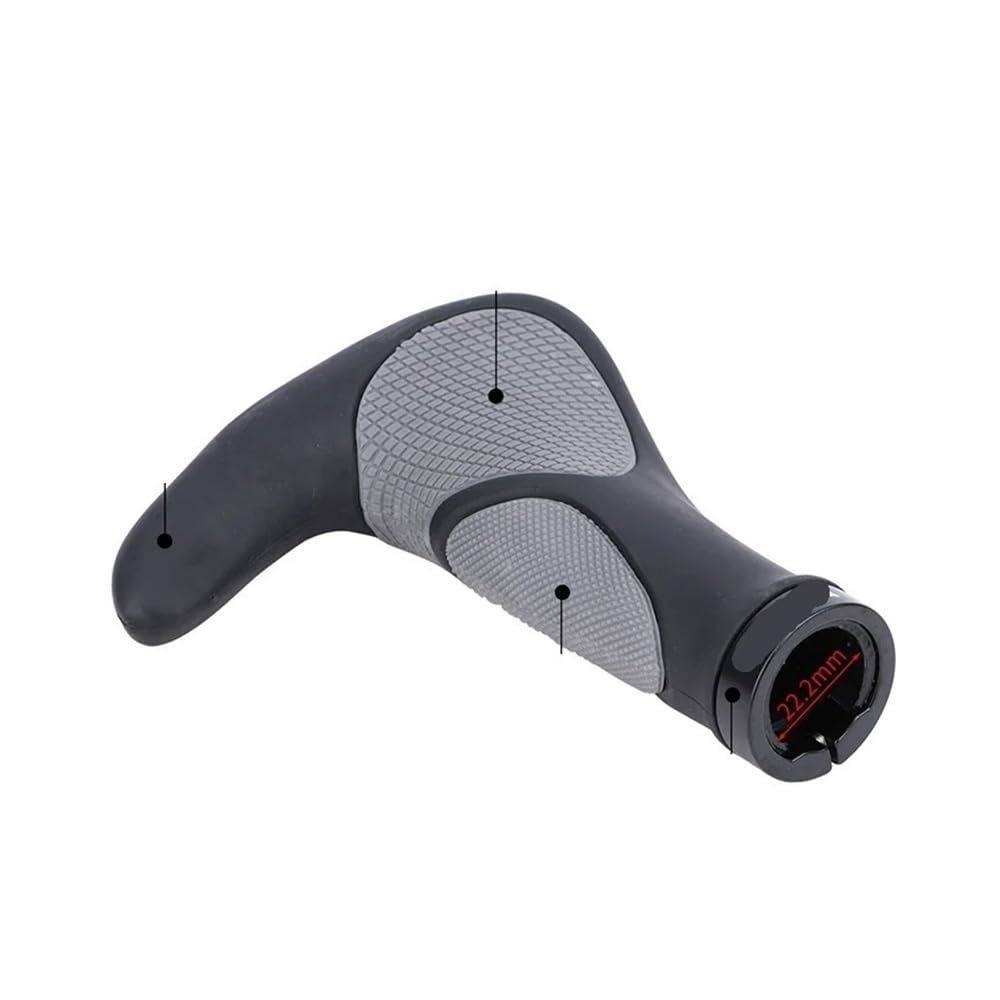 Fundas antideslizantes para manillar de bicicleta, funda para manillar de bicicleta de montaña, absorción de golpes, goma TPR, reposamanos integrado