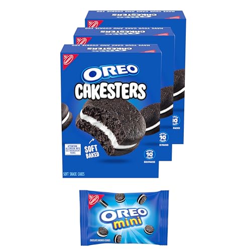 OREO Cakesters Soft Snack Cakes, 3 - 5 Count Packs