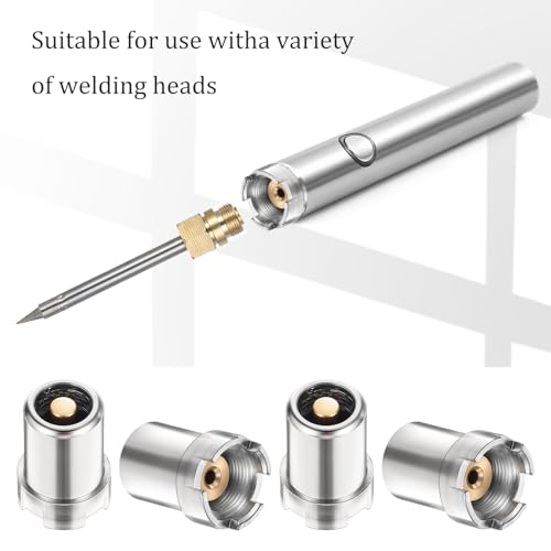 Image of 6PCS Thread Screw Converter, Thread Adapters Soldering Iron Ring Adapters Connector Repair Accessories for Connecting Soldering Irons Circuit Board Repair Electronic Equipment