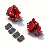 Solide Scheibenbremssattel, 2PCS Mini Moto Bremssattel Ersatzteile aus Hartmetall Vorne Hinten Ersatz Motorrad Scheibenbremssattel Pocket Bike Ersatzteile für Kid ATV Quad