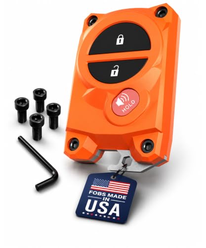 Image of for Toyota Key Fob Cover with Built-in Bottle Opener - Rugged Protective Shell for Tundra (2007-2017) & Tacoma (2005-2015) - Enhanced Grip & Durability - Key Fob Replacement Shell - Custom Colors