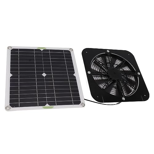 Ventilateur solaire 100W avec panneau kit d'extraction automatique 3000 tr/min