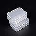 uxcell Battery Storage Case Holder Transparent for 2 x Battery Capacity