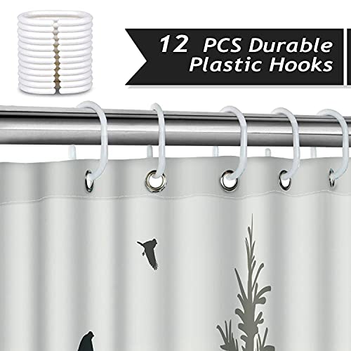 Bonhause Tenda Doccia Cervo della Foresta Pino e