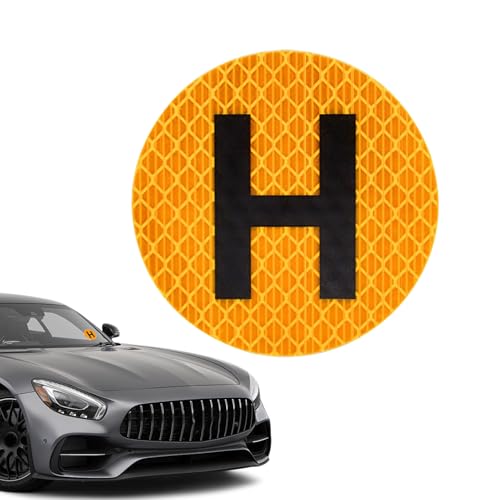 Pegatinas Magnéticas para Automóvil - Pegatinas Magnéticas para Parachoques con Señal H,Adhesivos Automotrices para Ventana Trasera Puerta Hogar