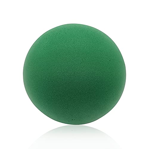 BUHOET 7-Inch Uncoated High Density Foam Ball - for Over 3 Years Old Kids Foam Sports Balls - Soft and Bouncy Lightweight and Easy to Grasp Foam Silent Balls are Safe for Younger Children(blue-green)