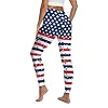 American Flag Leggings for Women's, USA 4th of Jul... #2
