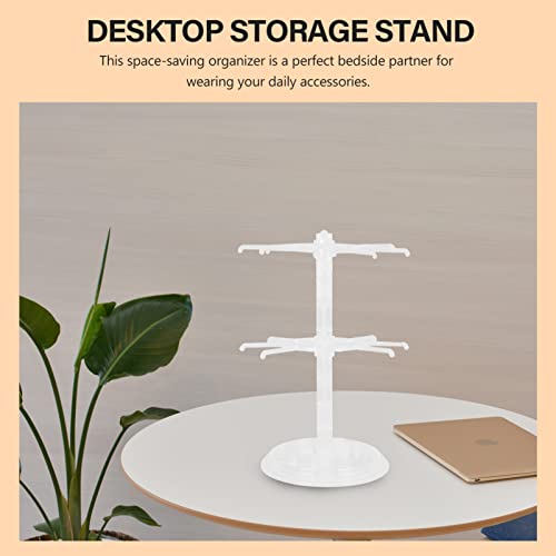 TOPBATHY Jewelry Stand Organiser Rotatable Storage Rack for Bracelets Acrylic Display Stand Ideal for Bedroom Bathroom Living Room Store - Image 4