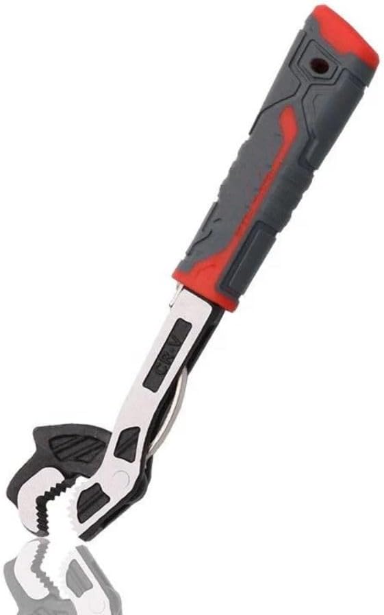 A.D. International Self Adjusting Locking Wrench Multifunctional Universal Adjustable Pipe Wrench (12'' Inches)