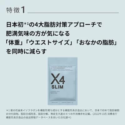 Amazon | X4 SLIM（エックスフォー スリム） サプリ サプリメント