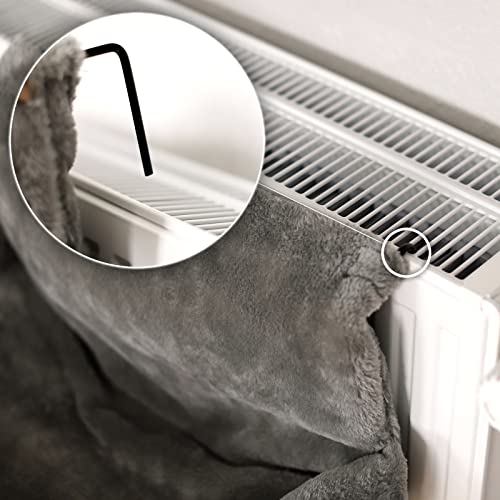 Miniatura 3 de Lionto Cama Gatos Radiador Cama Radiador Gatos Hamaca Radiador Gatos, Gris Oscuro