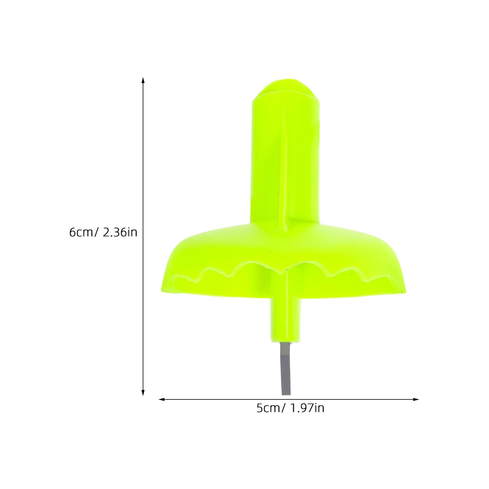 SUPVOX Puntas de Bastones de Trekking de Metal de Tungsteno 2 Unidades, Color Amarillo, Repuesto para Senderismo, Esquí y Montañismo, Accesorio Resistente y Antideslizante