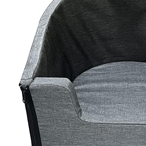 Generic Assento de carro para cães pequenos, cama de viagem para carro macio, assento elevatório par