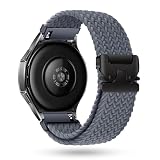 [モエライフ] スマートウォッチ 時計 ベルト 【20mm/22mm・23カラー展開・パラシュートスタイルバックル】 スマートウォッチ バンド 腕時計 ベルト ナイロン 交換バンド 無段階調整 金属バックル メンズ レディース 兼用 通気性 弾力性 伸縮性 柔軟性 向上 (ストーングレー, 22mm)