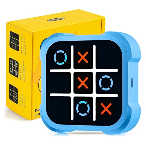【Tic Tac Toe elettronico】Goditi tre diversi giochi Tic Tac Toe in una scatola, ideale per gruppi di 1-4 giocatori. Perfetto per serate di gioco in famiglia o incontri con gli amici, offre divertimento istantaneo per tutte le età.