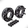 Wheel Accessories Parts Set of 2 1.00' Thickness M14x1.5 Wheel Spacers 70.50mm Hub Centric 5x114.3mm 5x4.50 Fits Ford Mustang 2015 to 2023