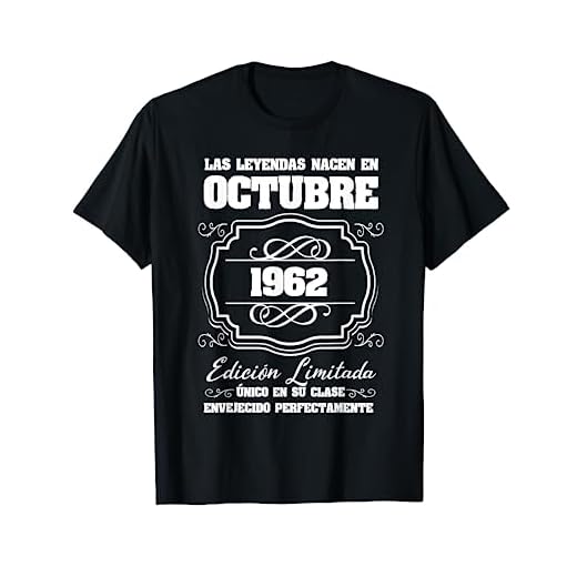 La Leyendas Nacen en Octubre 1962 59 cumpleaños Camiseta