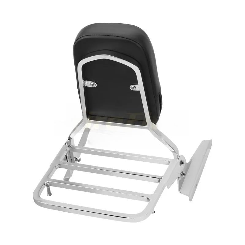 Porte-Bagages Moto avec Dossier Passager PU pour Shadow VLX VT400 600