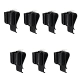 CRZQXOUR 7PCS Black Golf Putter Clip,Golf Bag Pen Holder,Putter Holder,Golf Club Holder,Golf Putter Clip Organizer