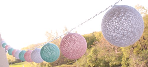 CREATIVECOTTON Cadena de luces exterior LED (orquídea, batería) Cover