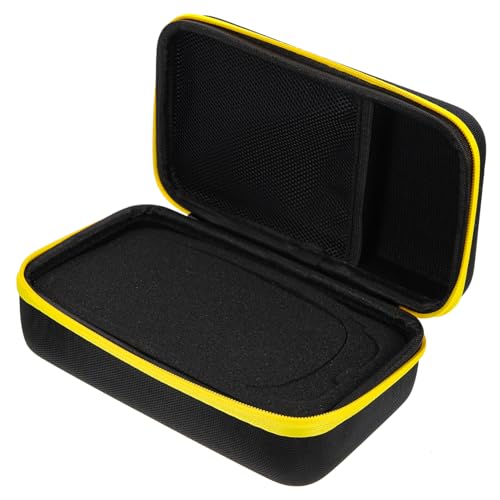 GOOHOCHY juego de baul almacenamiento baul almacenaje lapto caso de la grabadora portátil funda para digital estuches duros para grabadora terciopelo Black