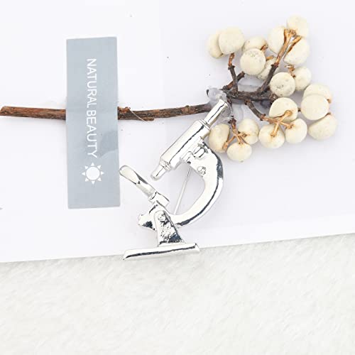 Ujims Dna Double Helix Brooch Pin Science Student Graduation Gift Science Jewelry For Scientist Biology Chemistry Teacher Science Nerd Brooch Charm (Scientific Microscope Brooch) #TOP1