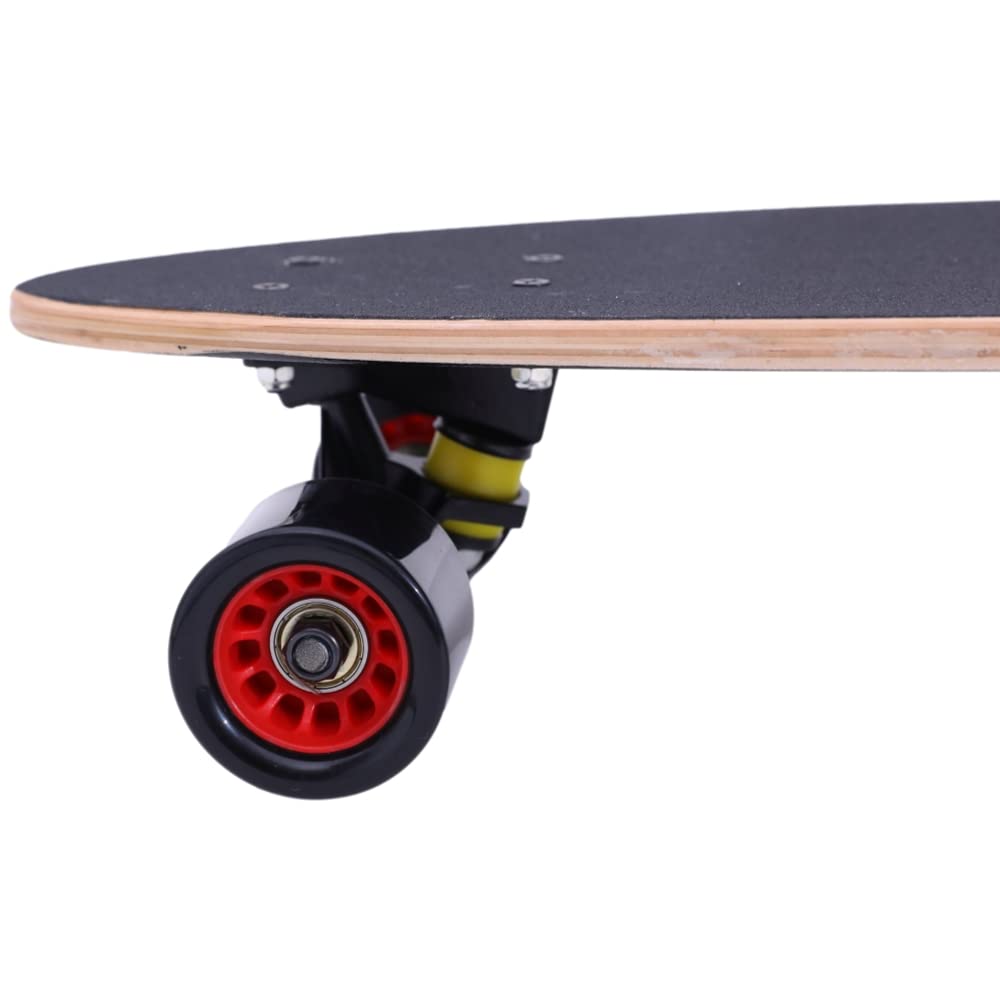 CUTINO SURF Cruiser Skateboard pour le Carving et le Cruising - Planche de 69 x 19 cm Shaft en aluminium de 127 mm pour la vitesse et la glisse. Parfait pour les adolescents et les adultes.