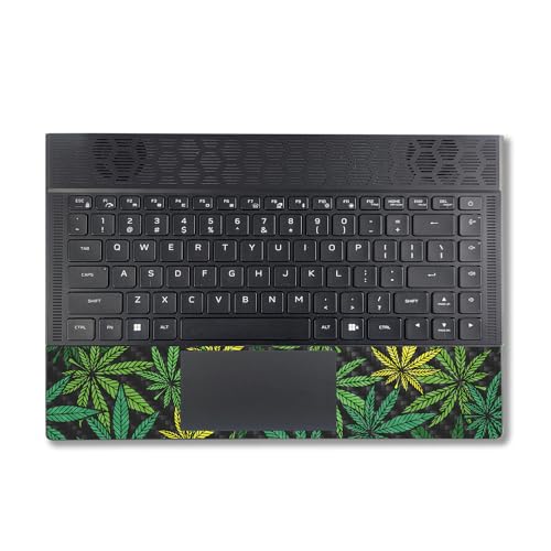 Image of MightySkins Carbon Fiber Skin Compatible with Alienware X14 R2 (2023) Full Wrap Kit - Cannabis Culture | Protective, Durable Textured Carbon Fiber Finish | Easy to Apply | Made in The USA