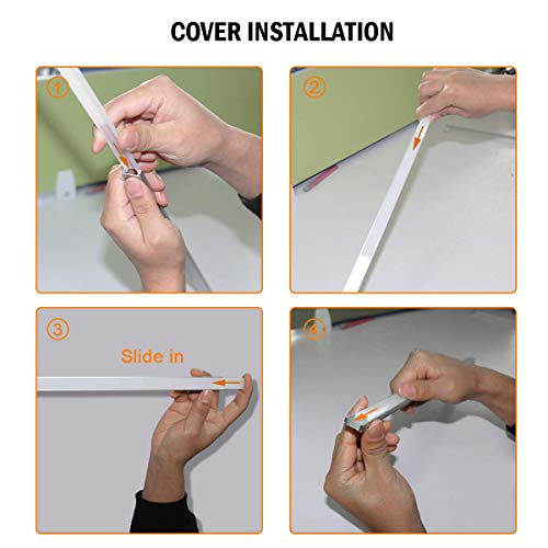 image for StarlandLed 10-Pack Aluminum LED Channel for LED Strip Lights Installa